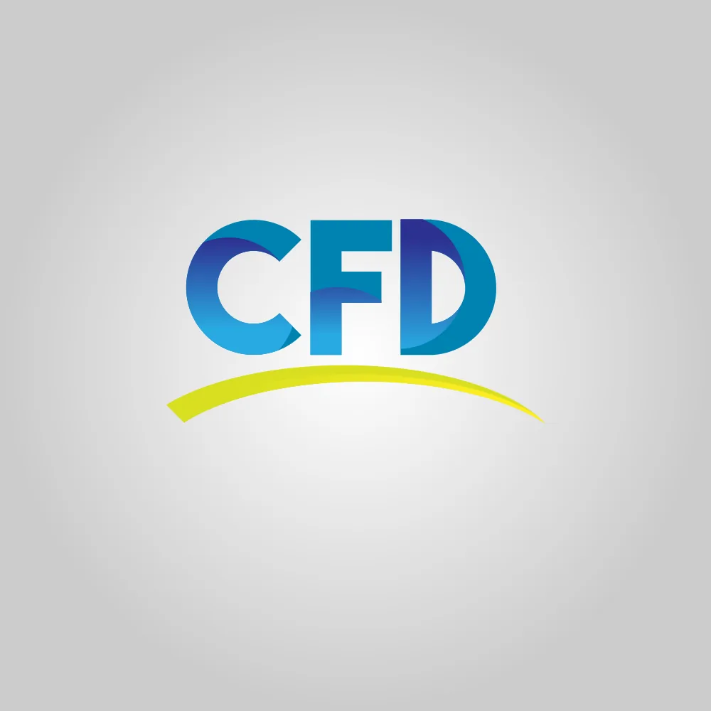 CFD logo proposal on a grey background