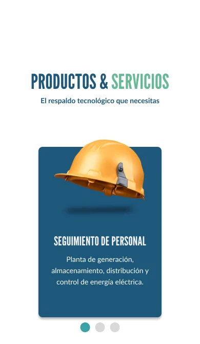 Mobile proposal: a single product card with pagination dots.